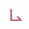 Right Slant Triangle Letter L
