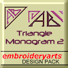 Triangle Monogram Set 2