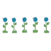Row of Flowers 1