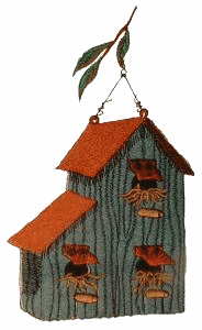 Birdhouse 3, larger /  3, larger