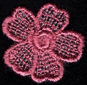 Dimensional Lace Flower 1
