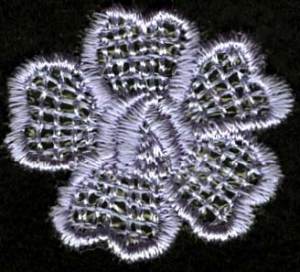 Dimensional Lace Flower 2