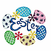 Funky Easter Egg Circle