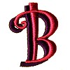 Funky Puff Letter B