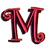 Funky Puff Letter M