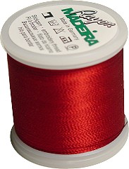 Madeira Rayon No. 40 - 200m Spool / 1039 Red Jubilee