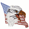 Flag & Eagle (Large)