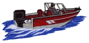 Boat & Fisherman
