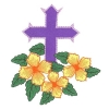 Cross with Flowers
