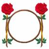 Rose Circle Monogram Small