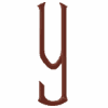Oval 1 Letter Y, Middle
