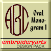Oval Monogram Set 1