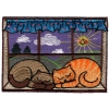 Cozy Window Cats (Appliqué)