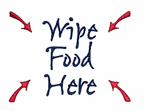 Wipe Food Here