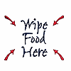 Wipe Food Here