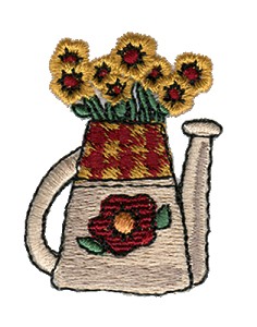 Spring Bouquet in Watering Can