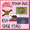 USA State Flags