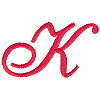 Elegant Letter K