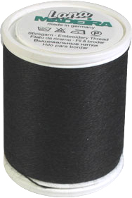 Madeira No. 12 - Wool Thread / 3830 Black Brown