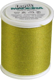 Madeira No. 12 - Wool Thread / 3980 Gold Green