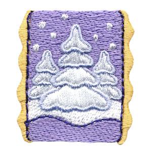 Snowy Pine Stamp
