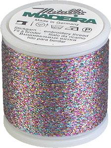 Rico Sticktwist Metallic Embroidery Thread No. 40 200m 942 Silver 