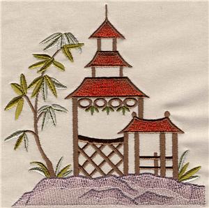 Asian Inspired Pagoda, Larger