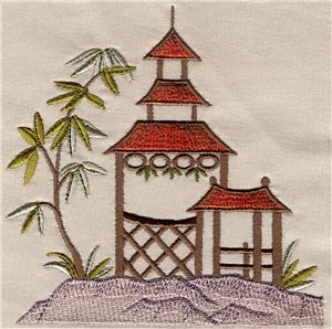 Asian Inspired Pagoda, Smaller