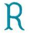 Woolworth Monogram Letter R, Small