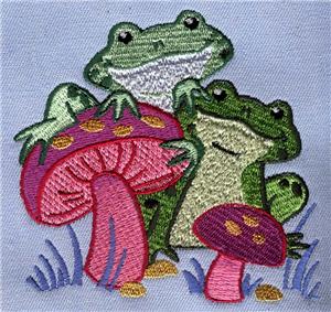 Frogs with Toadstools
