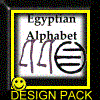 Egyptian Alphabet Design Pack