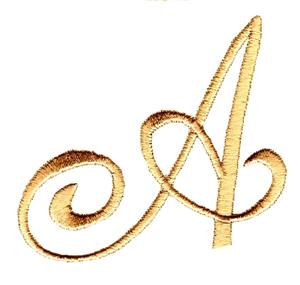 Small Monogram Letter A
