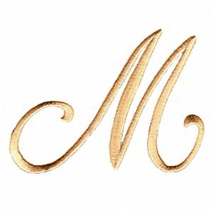 Small Monogram Letter M