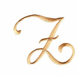 Small Monogram letter Z
