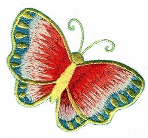 Green and Red Butterfly