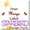 Decorative Fruit Labels Design Pack