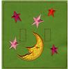 Moon and Stars Lightswitch Plate