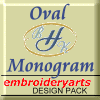 Oval Monogram 2 Design Pack