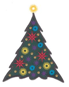 Christmas Tree Applique 2