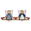Two Angels with Heart Border, Smaller