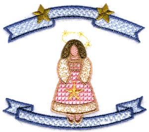 Star Banner with Angel