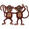 Pair of Monkeys hugging