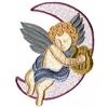 Angel with Harp on Moon, Smaller