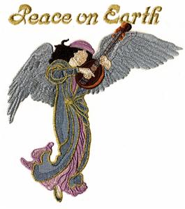"Peace on Earth" with Angel and Lute