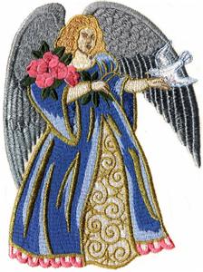 Angel with Roses and Dove / Smaller