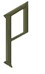 Oval Monogram P for Left Side