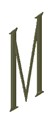 Oval Monogram M for Center