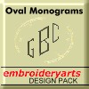 Oval Monogram Design Pack 3