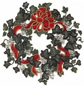Double Hooped Large Ivy Wreath
