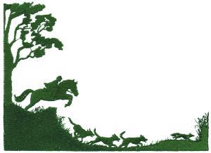 Fox Hunting Silhouette / Smaller